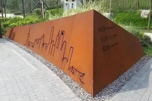 玉门耐候钢挡土墙